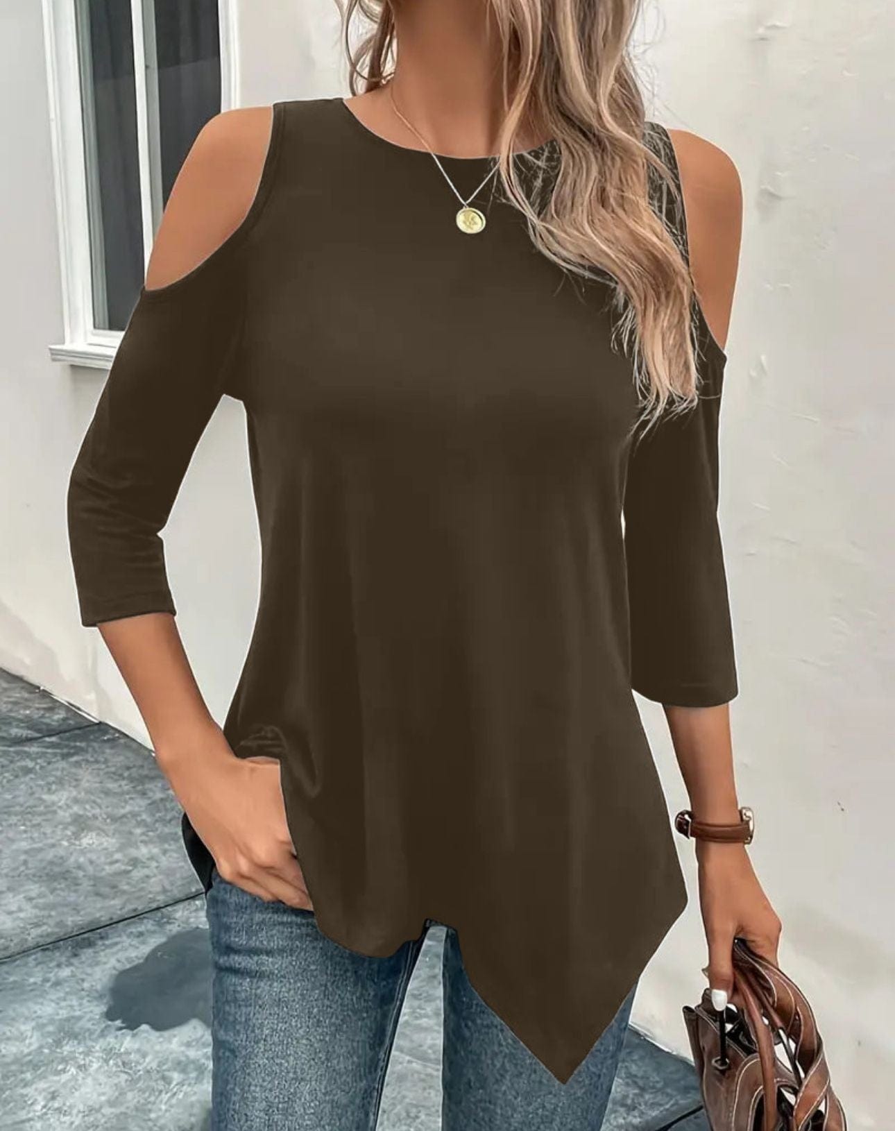 Vivia Open Shoulder Top