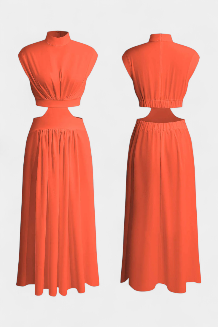 Bérénice | Side-Slit Dress Ensemble