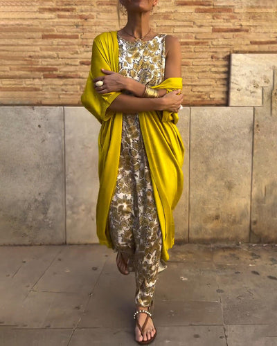 Chloé | Elegant Two-Piece Costume with Vintage Print