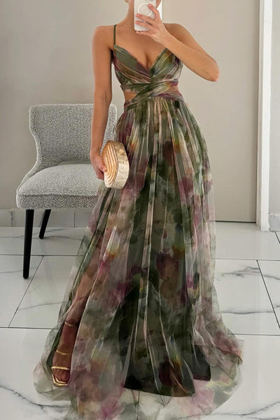 Ariella | Chiffon Maxi Dress