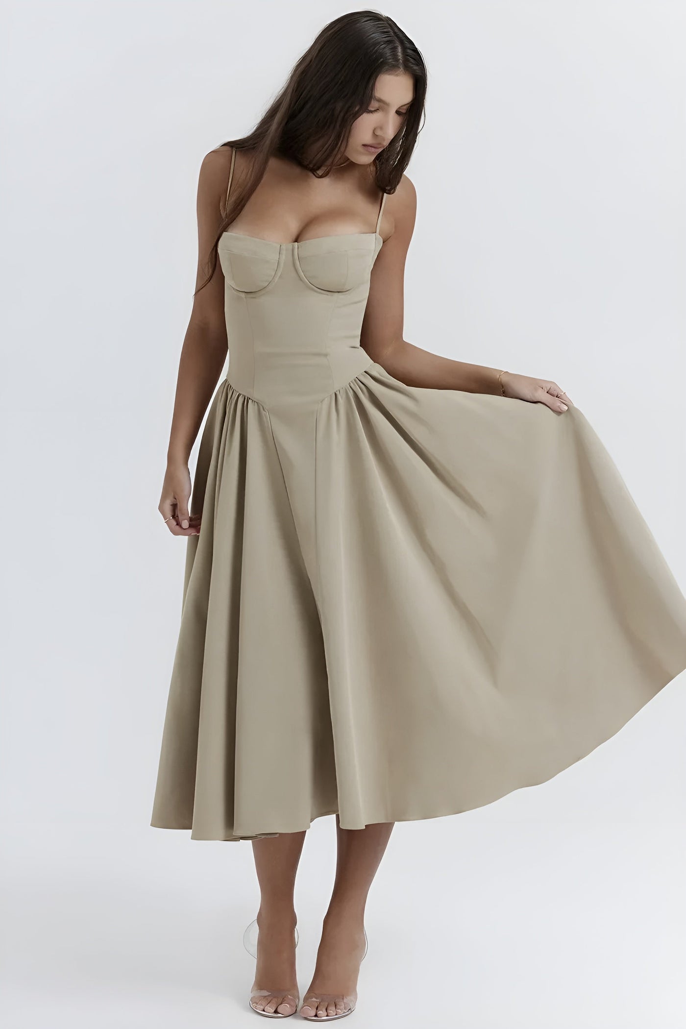 Camilla™ | Sleeveless Dress with Corset Fit