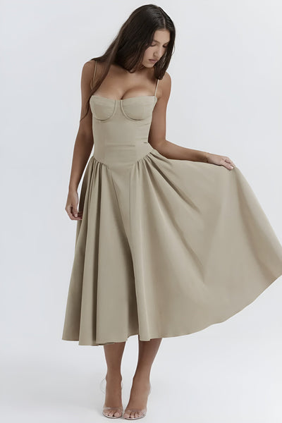 Camilla™ | Sleeveless Dress with Corset Fit