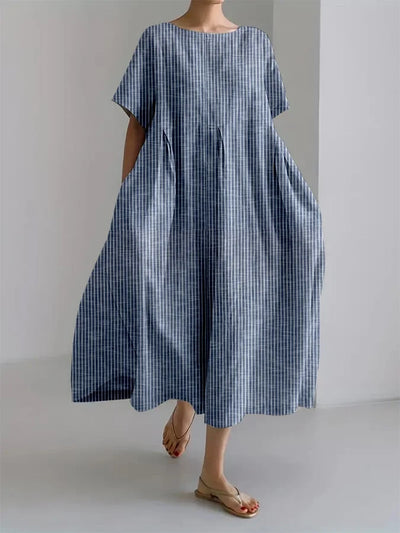 Bianca | Casual Long Dress with Retro Style and Comfortable Fit