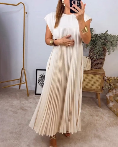 Ayla | Pleated Maxi Dress