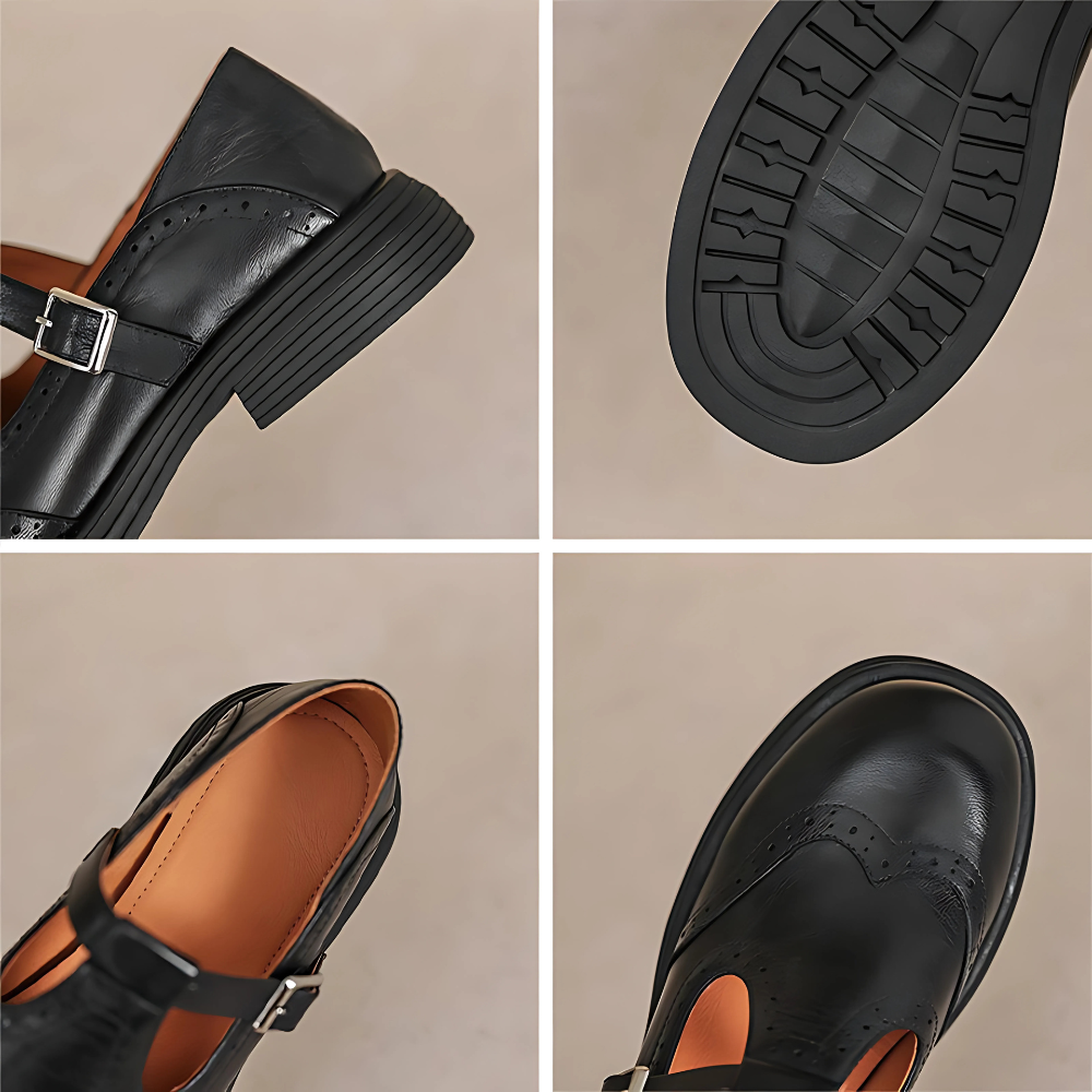 Mona | Vintage T-Bar Loafers