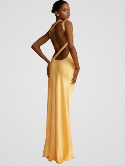 Aurélie™ | Maxi Dress with Satin Finish