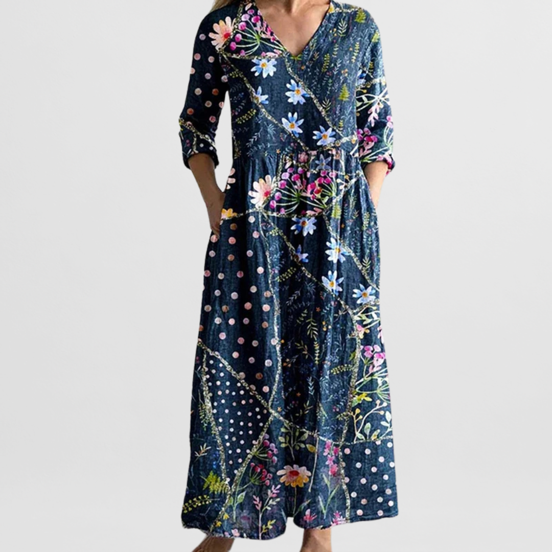 Serena Floral Maxi Dress