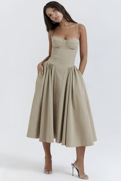 Camilla™ | Sleeveless Dress with Corset Fit