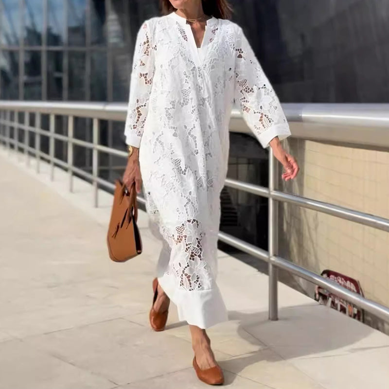 Sophie™ | Elegant Dress with Trim