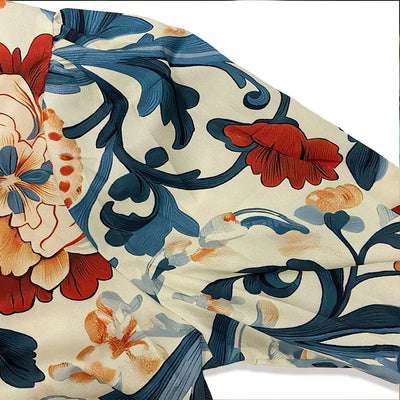Chloe - Vintage Floral Printed Blouse