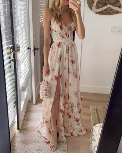 Sonja | Midi Dress with Floral Pattern
