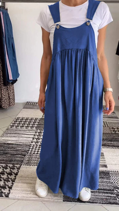 Alice | Casual Solid Strap Dress
