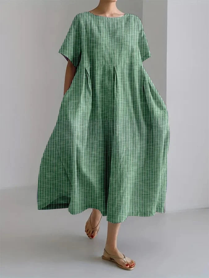 Bianca | Casual Long Dress with Retro Style and Comfortable Fit