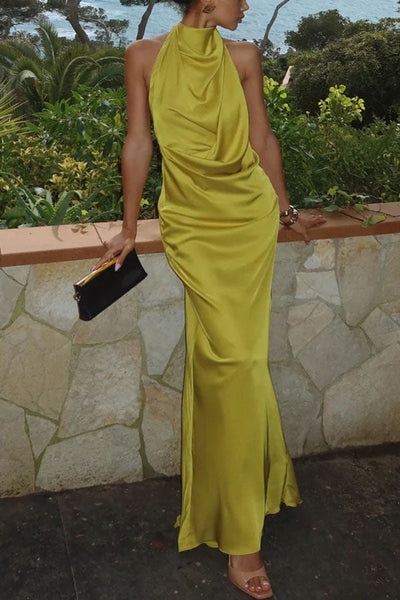 Aurelia - Satin Dress Sunset
