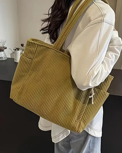 Nola | Corduroy Tote Bag