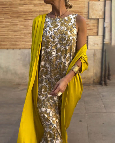 Chloé | Elegant Two-Piece Costume with Vintage Print