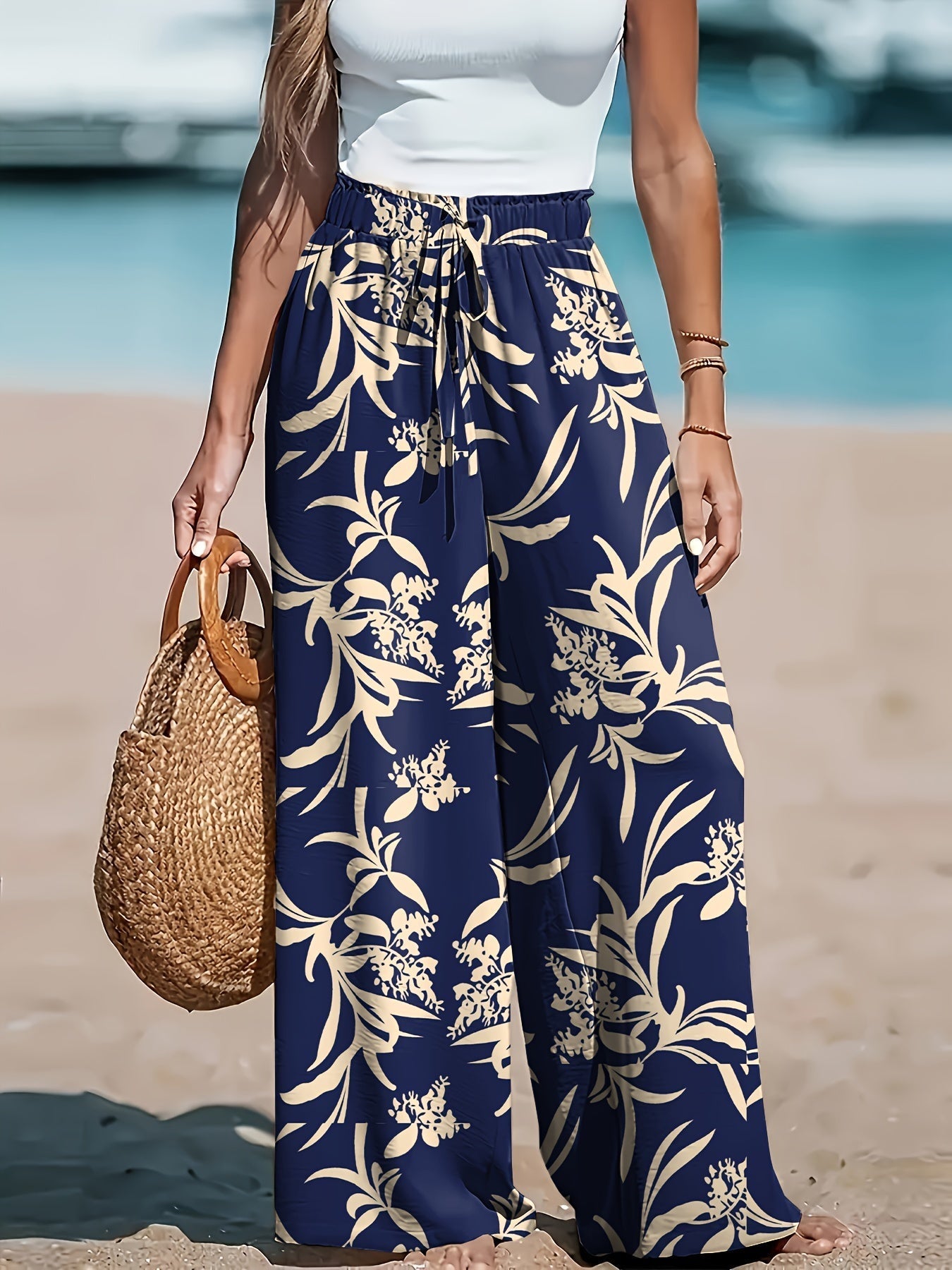 Ella™ – Elegant Wide Leg Trousers
