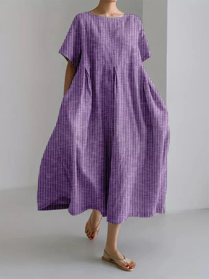 Bianca | Casual Long Dress with Retro Style and Comfortable Fit