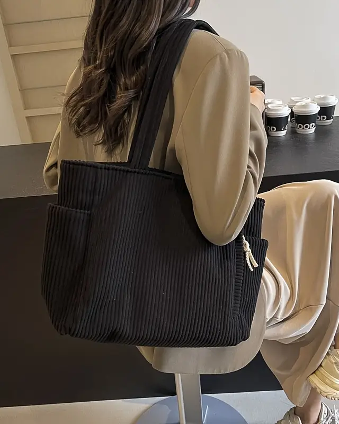 Nola | Corduroy Tote Bag