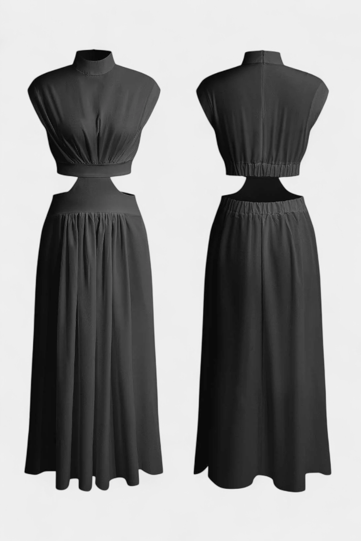 Bérénice | Side-Slit Dress Ensemble