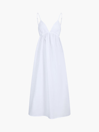 Mira | Strappy Cotton Maxi Dress