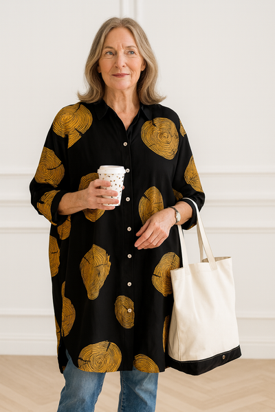 Evelyn | Oversized Shirt Dress
