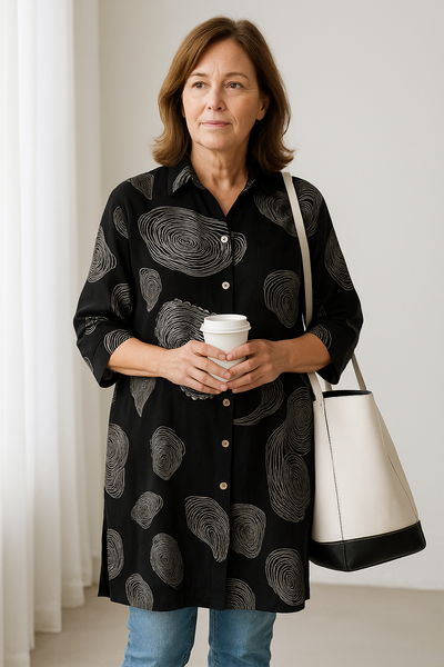 Evelyn | Oversized Shirt Dress