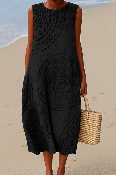 Addison | Sleeveless Midi Dress - Simple Elegance for Summer Days