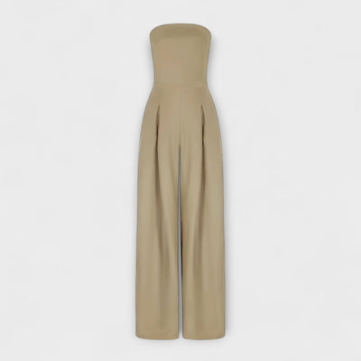 Chiara™ | Elegant Strapless Jumpsuit