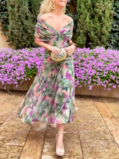 Solène™ | Long Floral Dress