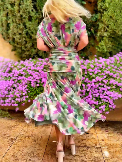 Solène™ | Long Floral Dress