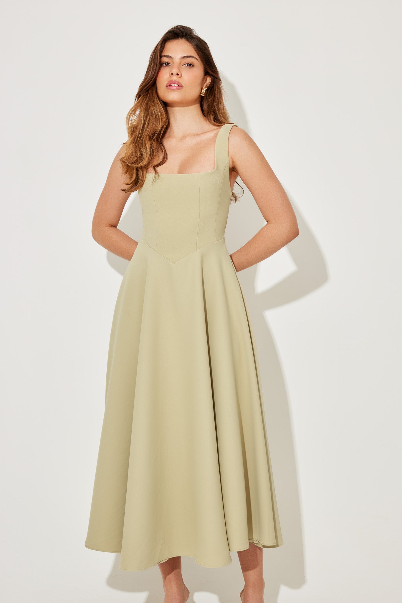 Amelia™ | Flowing Midi Dress