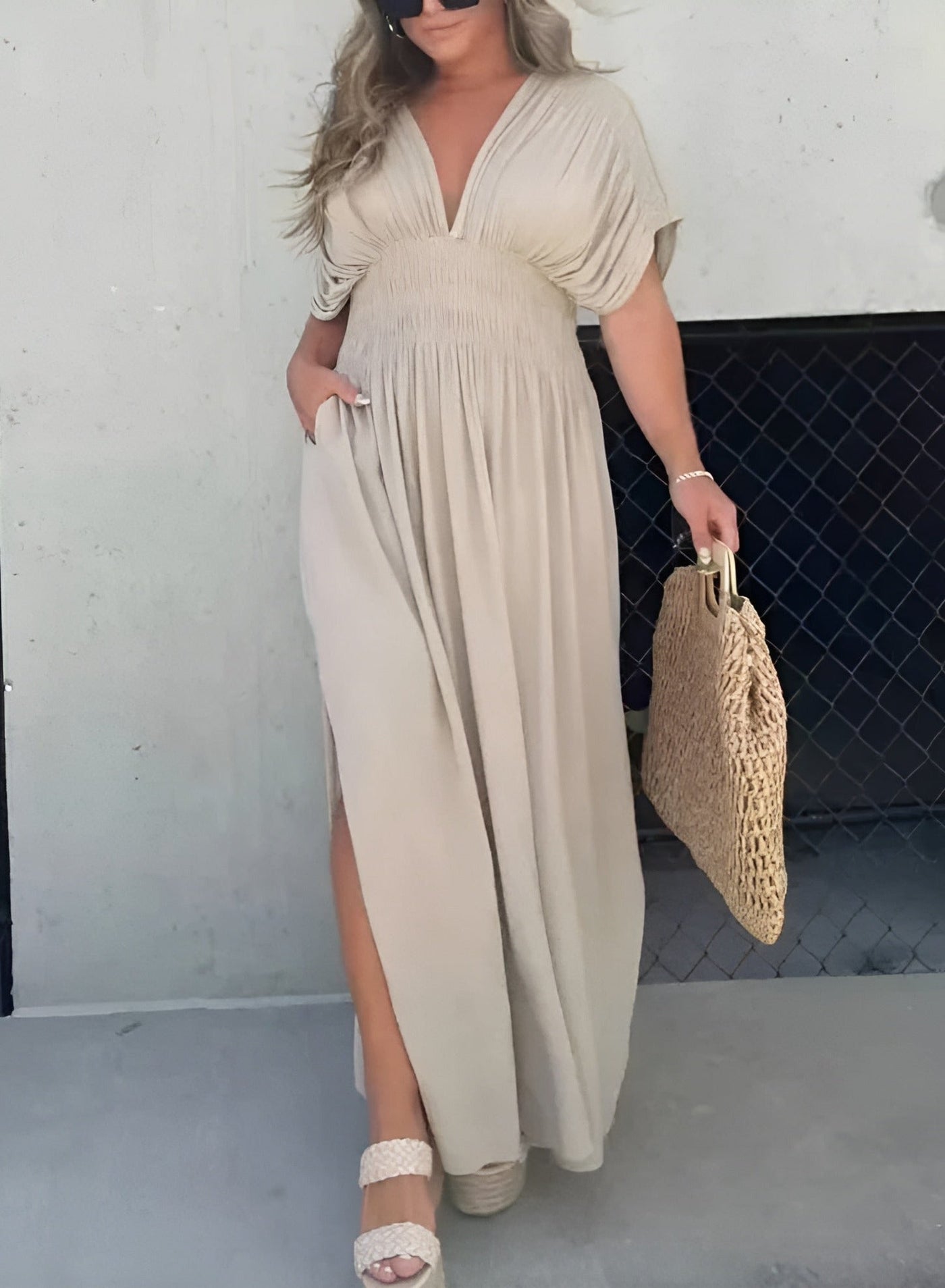 Tara | Maxi Dress with V-Neck