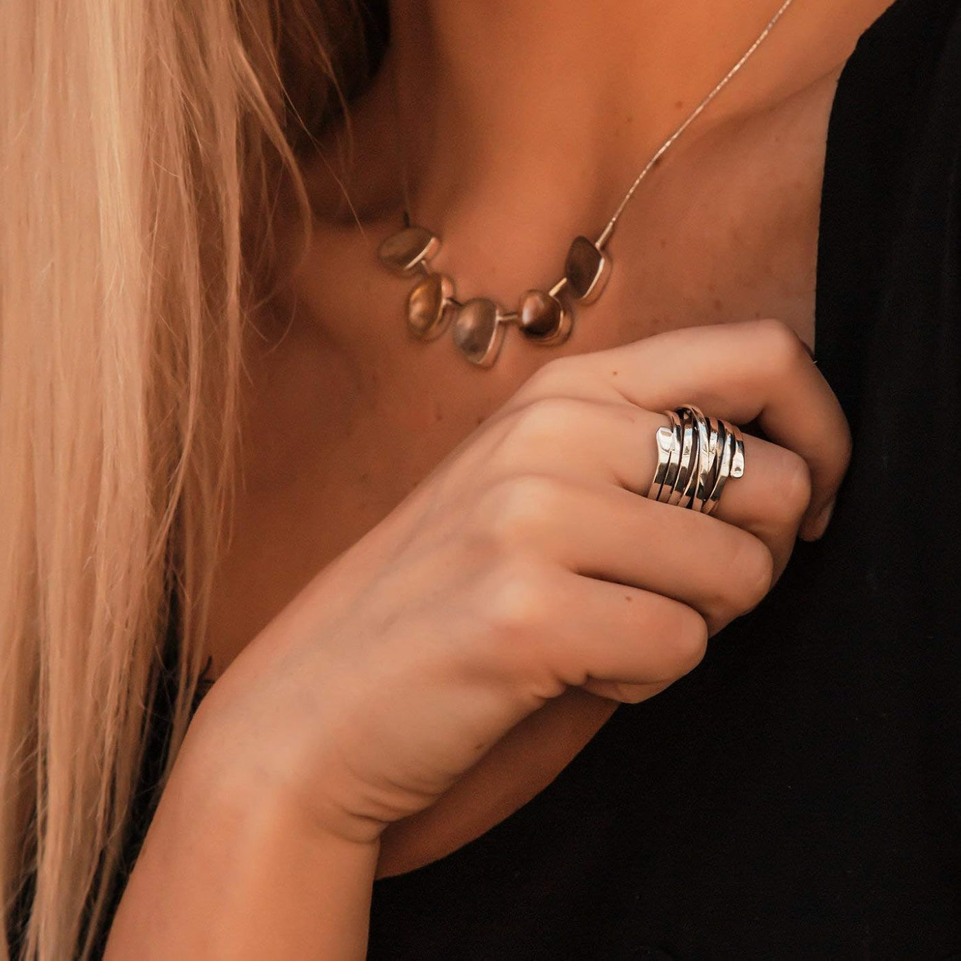 Bliss - Vintage Thick Silver Ring