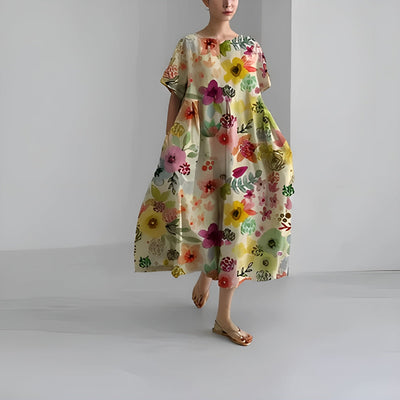 Amaya™ | Bohemian Floral Dress