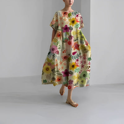 Amelia - Floral Bohemian Dress