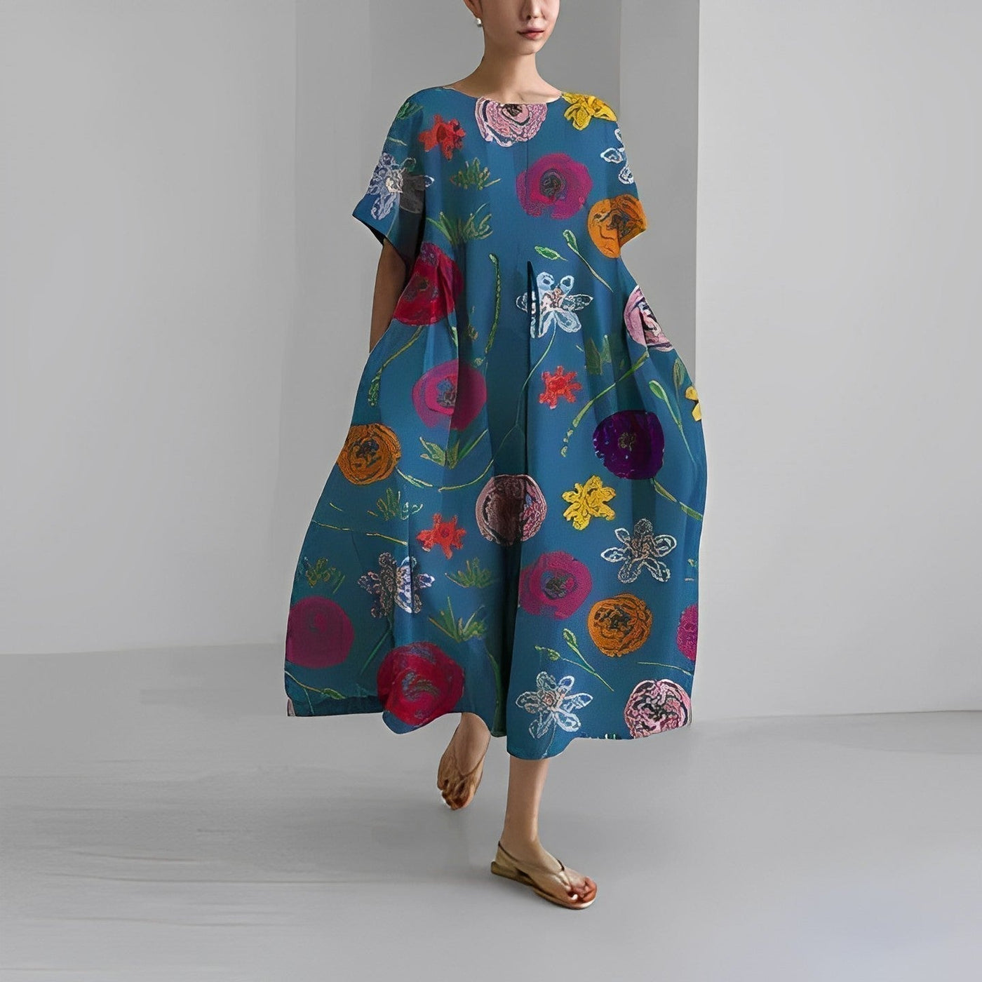 Amelia - Floral Bohemian Dress