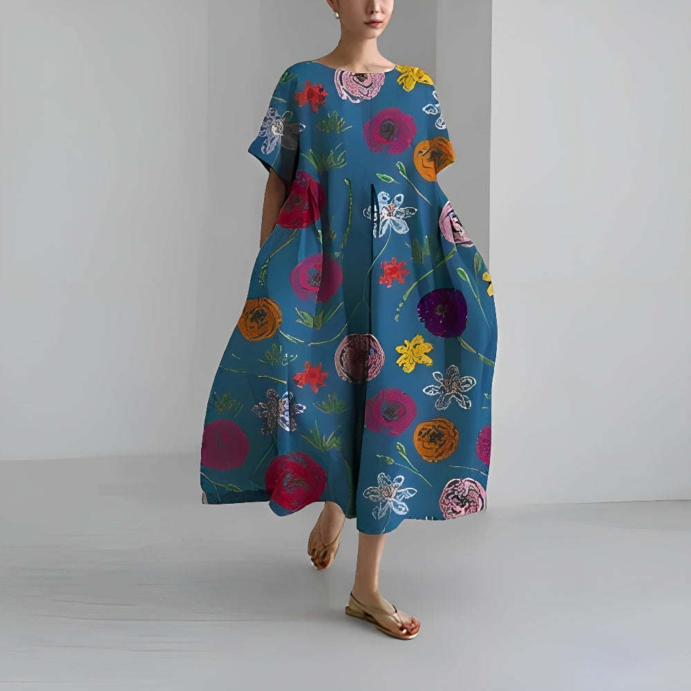 Amaya™ | Bohemian Floral Dress