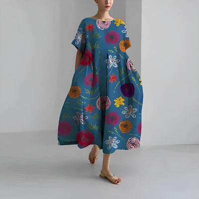 Amaya™ | Bohemian Floral Dress