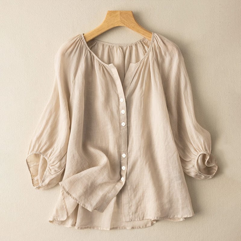 Arla Linen Blouse