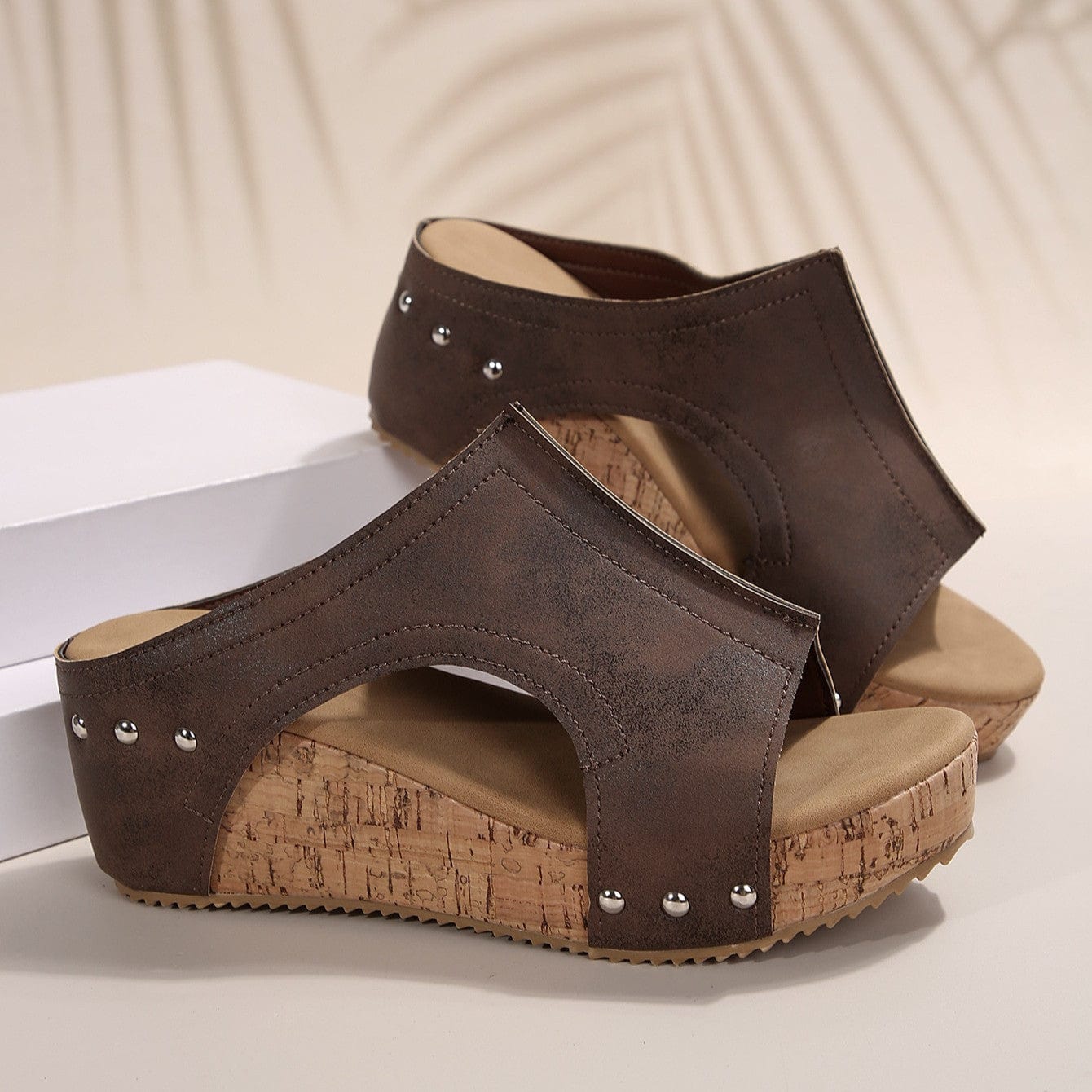 Savannah Cork Wedges