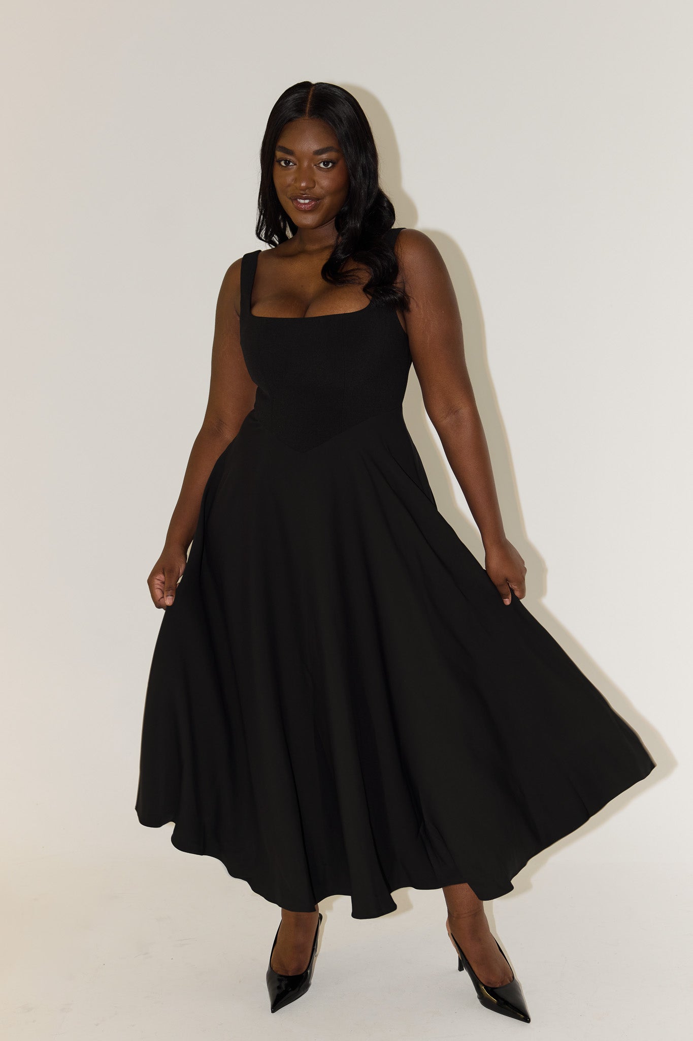 Amelia™ | Flowing Midi Dress