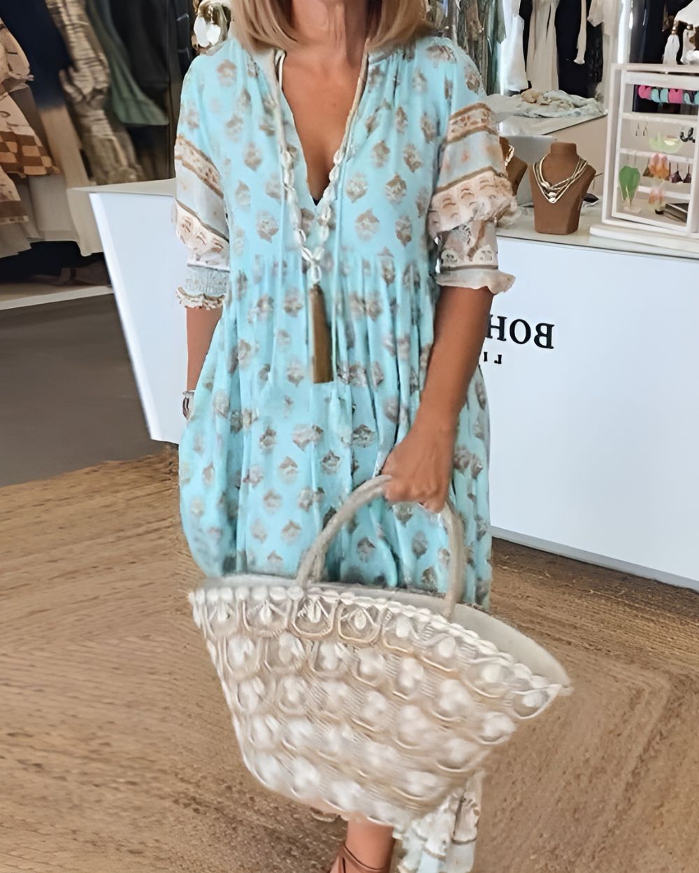 Carin™ | Relaxed Printed Dress