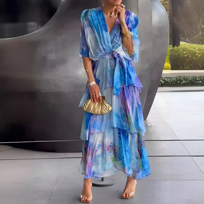 Sylviane™ | Floral Tiered Dress