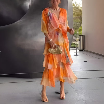 Sylviane™ | Floral Tiered Dress