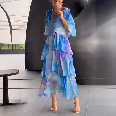 Sylviane™ | Floral Tiered Dress