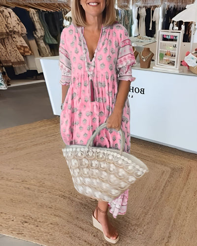 Carin™ | Relaxed Printed Dress
