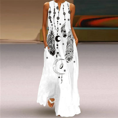 Aurelia | A-Line Butterfly Floral Dress