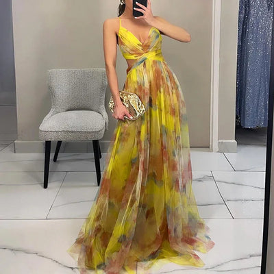 Ariella | Chiffon Maxi Dress