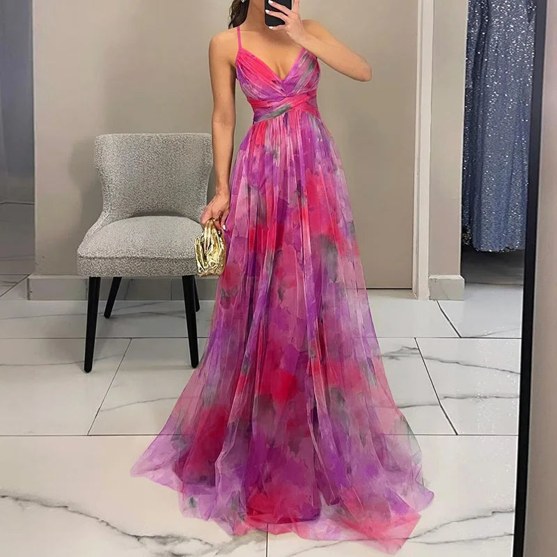 Ariella | Chiffon Maxi Dress